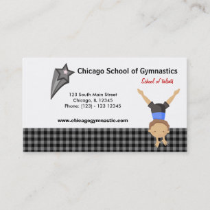 Gymnastics School Visitkort