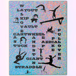 Gymnastics Skills Crosswords HoloGraps Pussel