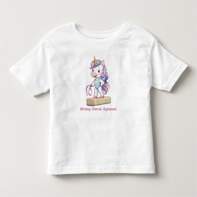 Gymnastics Småbarn Girl Tee (Framsida)