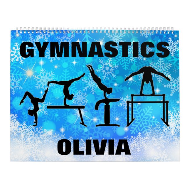 Gymnastics Snowflake Calendar Kalender (Omslag)