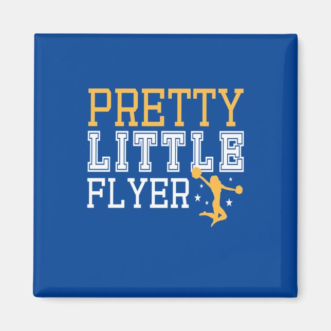 Gymnastics Söt Little Flyer Magnet (Framsidan)