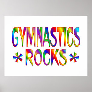 GYMNASTICS STEN POSTER