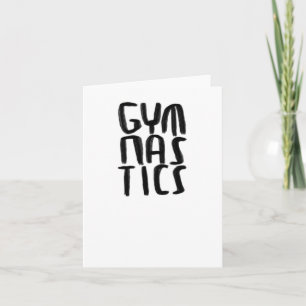 Gymnastics Sticker Kort