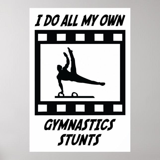 Gymnastics Stunts Poster (Framsidan)