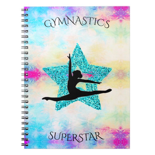 Gymnastics Superstar Anteckningsbok (Framsidan)