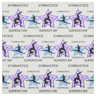 Gymnastics Superstar Fabric Tyg