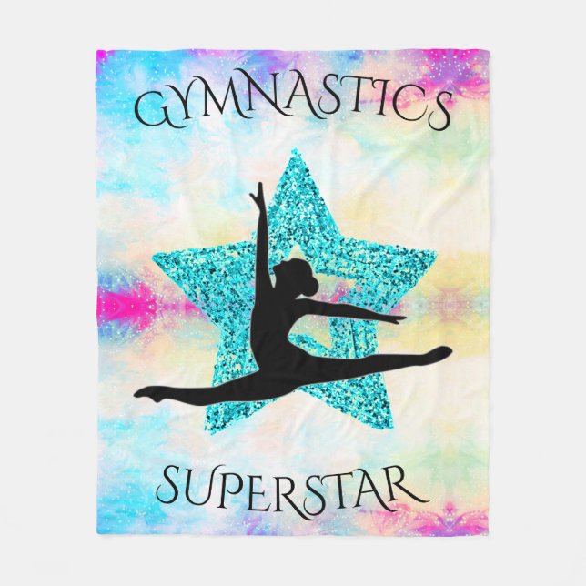 Gymnastics Superstar Fleece Blanket (Framsidan)