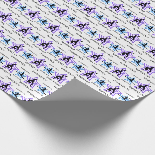 Gymnastics Superstar Wrapping Papper Presentpapper (Hörn)