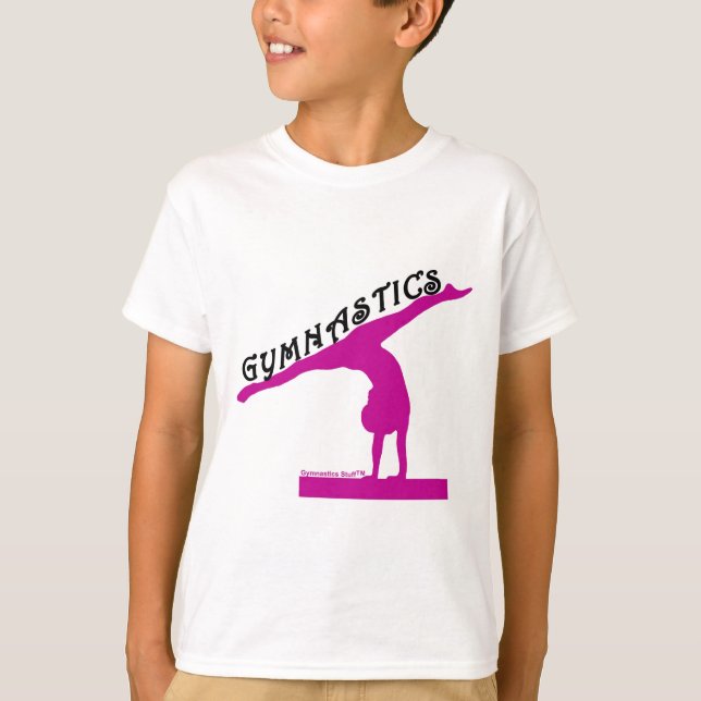 Gymnastics T-shirt, fin gåva. Tee (Framsida)