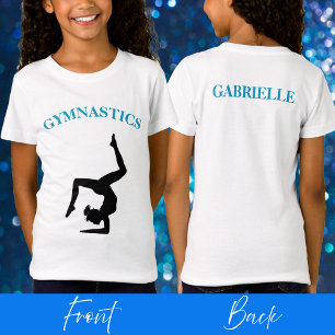 Gymnastics T-Shirt for Girls Personlig