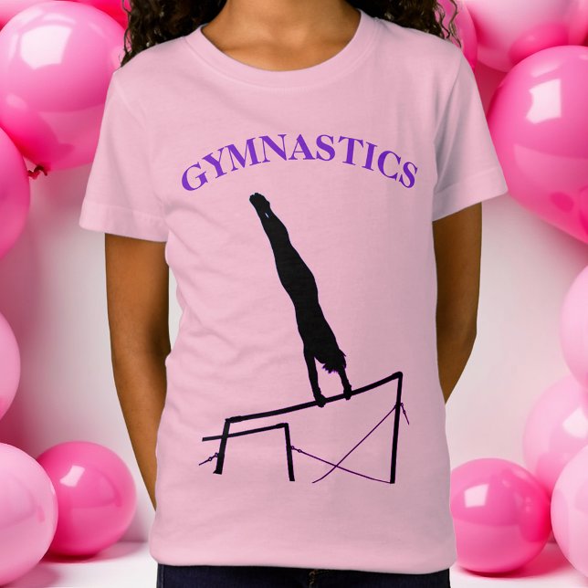 Gymnastics T-Shirt Uneven Pub Giant w/ Namn (Gymnastics T-Shirt )