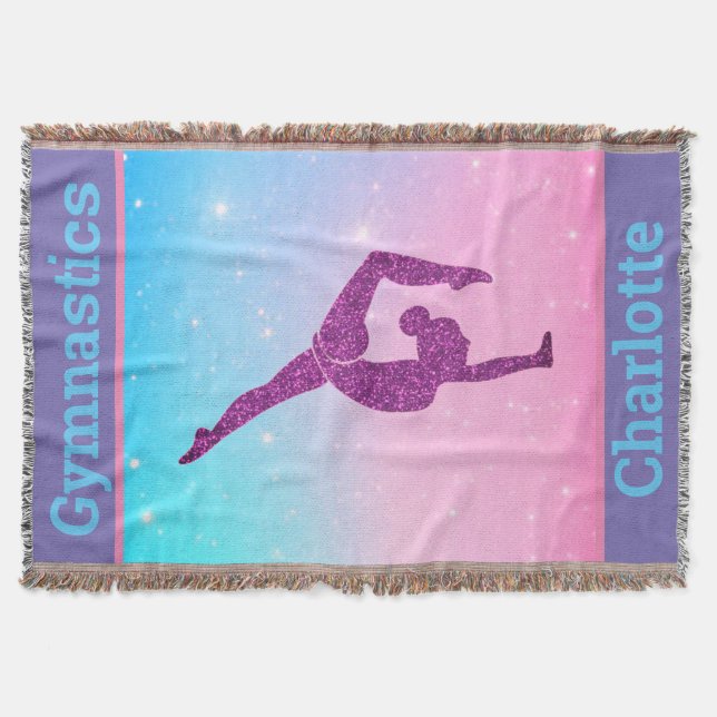 Gymnastics Throw Blanket Filt (Framsidan)