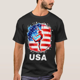 Gymnastics United Stater Team Apparel American Gym T Shirt