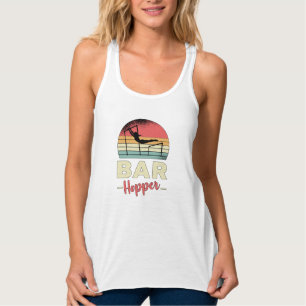 Gymnastics Unven Pub Hopper Acrobat Retro Gymnast Linne Med Racerback