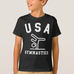 Gymnastics USA idrottsman passion Hobby Sport Team T Shirt
