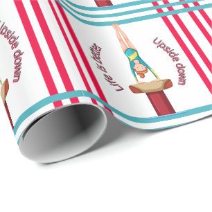 Gymnastics Vault Life är bättre upp och ned Presentpapper