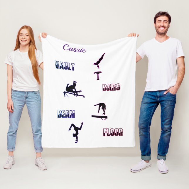 Gymnastics Vault, Pub, Beam, Golv Fleecefilt (På plats)