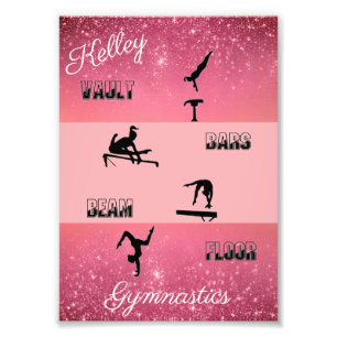 Gymnastics Vault, Pub, Beam, Golv Gnistra Fototryck