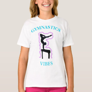 Gymnastics Vibes T-Shirt w/ Gymnast Namn på baksid