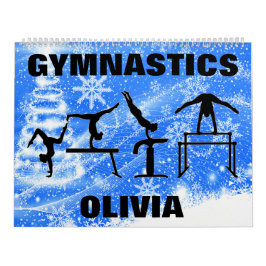 Gymnastics Winter Snö Calendar Kalender