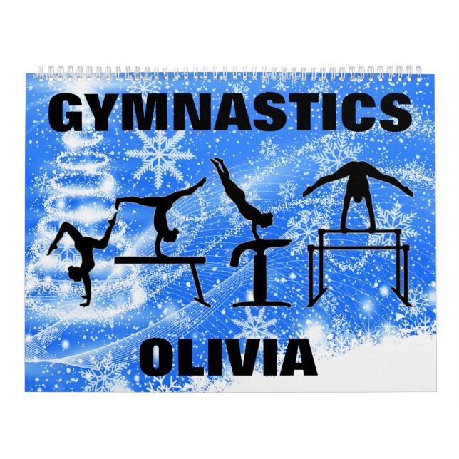 Gymnastics Winter Snö Calendar Kalender (Omslag)