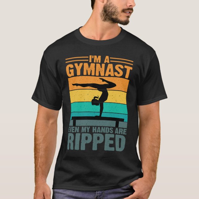 Gymnastics Women men Girls Teens Gymnast Dance Ret T Shirt (Framsida)