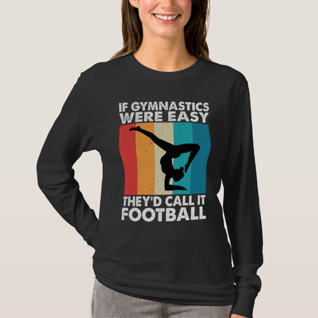 Gymnastics Women men Girls Teens Gymnast Dance Ret T Shirt (Framsida)