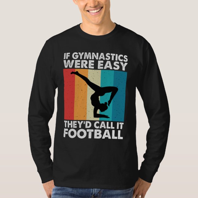 Gymnastics Women men Girls Teens Gymnast Dance Ret T Shirt (Framsida)