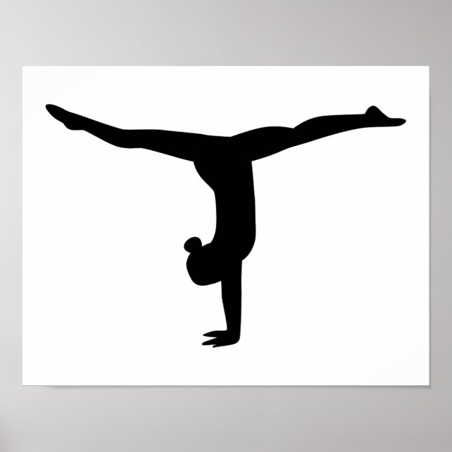 Gymnastics yoga poster (Framsidan)