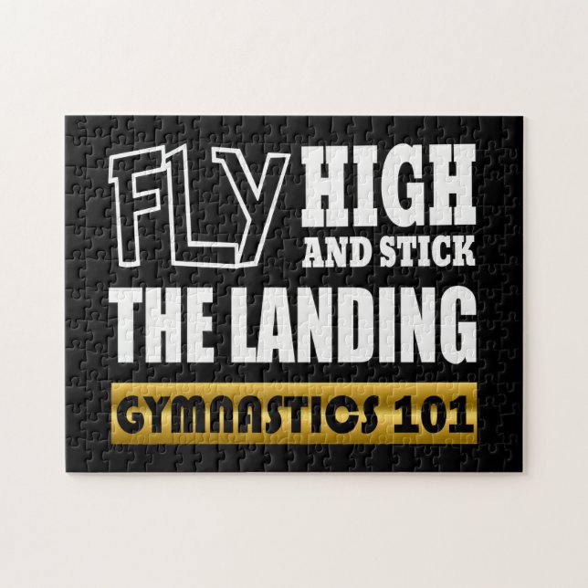 Gymnastik 101 Flyg Högt - Barrgymnast Pussel (Horisontell)