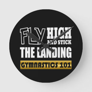 Gymnastik 101 Flyg Högt - Barrgymnast Rund Klocka