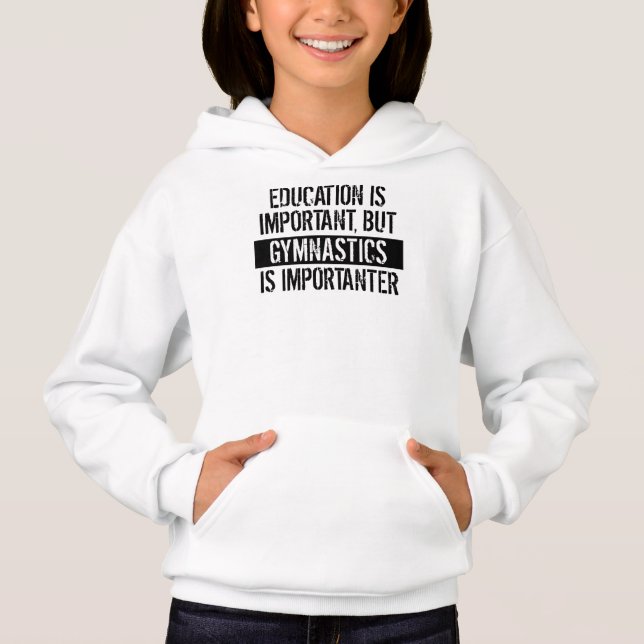 Gymnastik är Importanter T Shirt (Framsida)