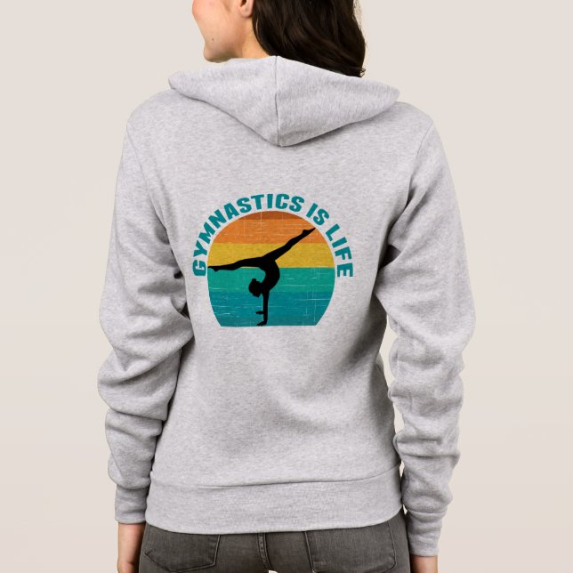 Gymnastik är Life BeSnyval Sunset Gymnast T Shirt (Baksida)