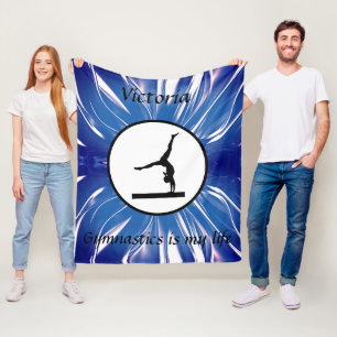 Gymnastik är min Anpassningsbar Gymnast Balance Be Fleecefilt