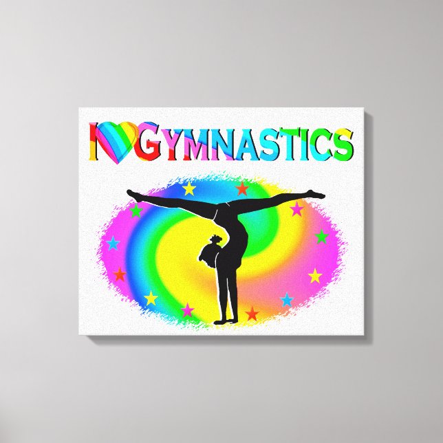 GYMNASTIK ÄR MITT LIV CANVASTRYCK (Framsida)