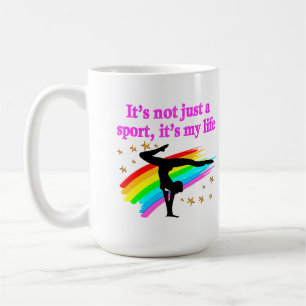 GYMNASTIK ÄR MITT LIV KAFFEMUGG