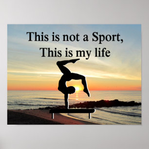 GYMNASTIK ÄR MITT LIV POSTER