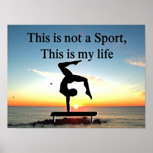GYMNASTIK ÄR MITT LIV POSTER