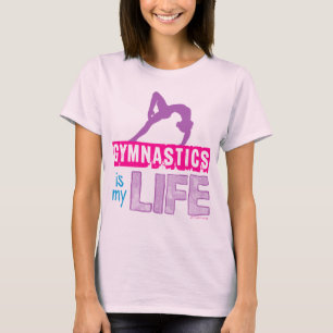 Gymnastik är mitt liv tee shirt