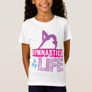 Gymnastik är mitt liv tee shirt