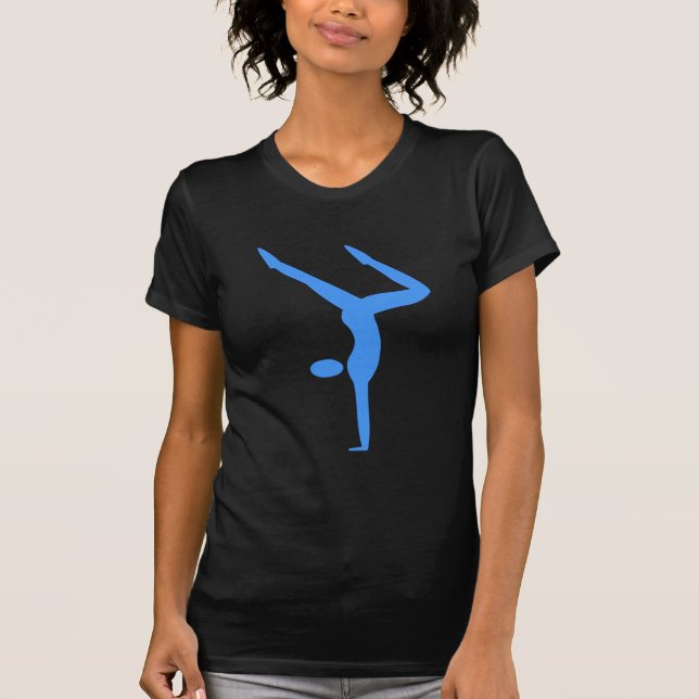 Gymnastik - Baby blue T Shirt (Framsida)