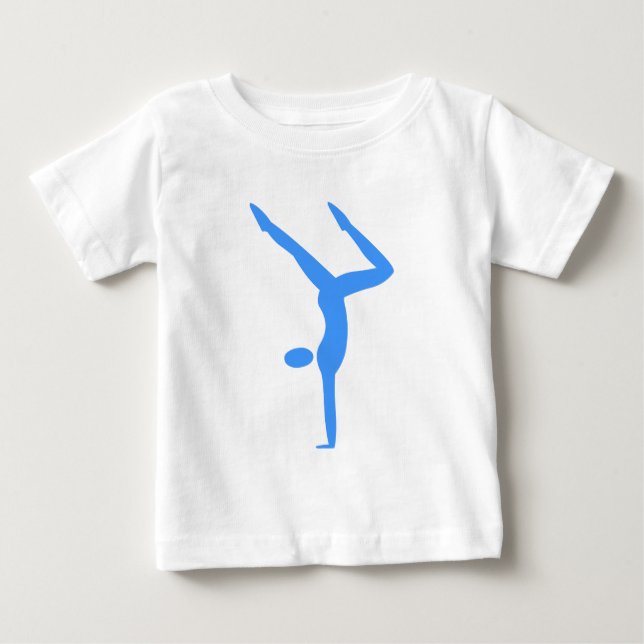 Gymnastik - Baby blue Tee (Framsida)