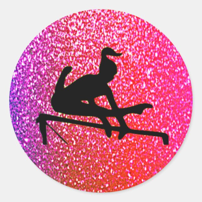 Gymnastik Barrsparkle Klistermärken (Framsida)
