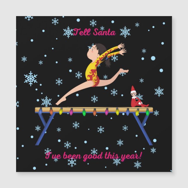 Gymnastik Berätta för tomten att jag har varit Bra (Framsida)