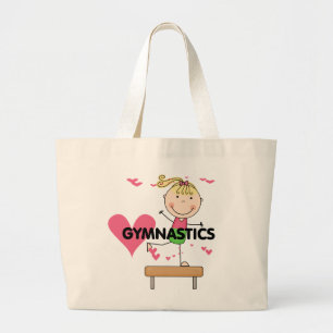 GYMNASTIK - blonda flickabalansbomTshirts Jumbo Tygkasse