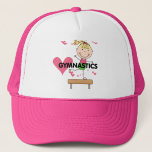 GYMNASTIK - blonda flickabalansbomTshirts Truckerkeps