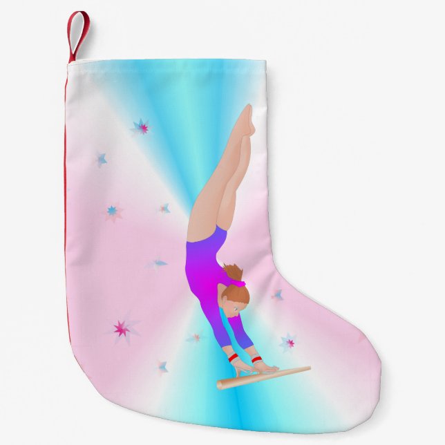 Gymnastik - Fly Girl-juljakt Liten Julstrumpa (Framsidan)