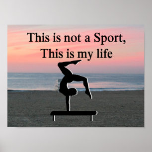 GYMNASTIK FÖR ÖVERSKRIDANDE POSTER