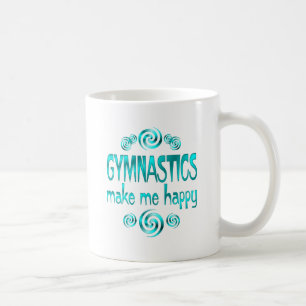 Gymnastik gör mig lycklig kaffemugg