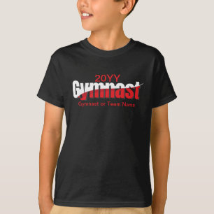 Gymnastik - Gymnast Abstrakt Ord Art Swant T Shirt